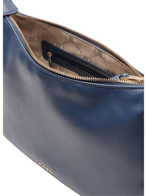 borsa donna a spalla/tracolla zip all around ecopelle blu LIU JO | AA5133-E005494024